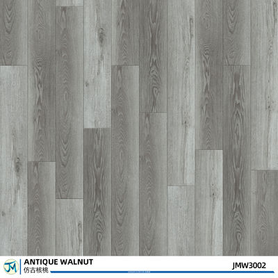 PVC Self Adhesive Natural Walnut Wood Flooring Plank 4inches X 36 Inches