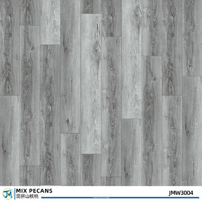 PVC Self Adhesive Natural Walnut Wood Flooring Plank 6inches X 36 Inches