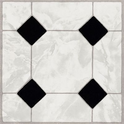 Self Adhesive geometry puzzle PVC Floor Tiles 12inchesx12inches ( 305x305mm)