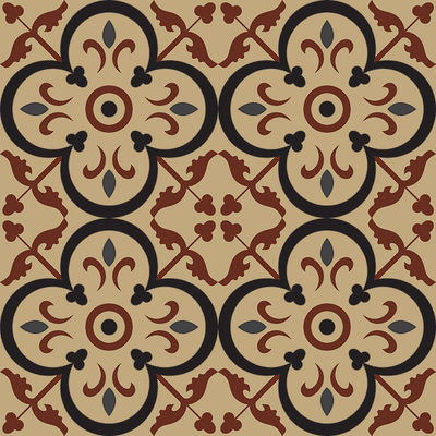kitchen PVC Self Adhesive Retrol Floor Tile size of 12 inch by 12 inch