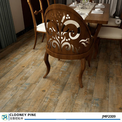 9mm 8mm 7mm SPC Pine Wood Flooring Plank Layered Structure