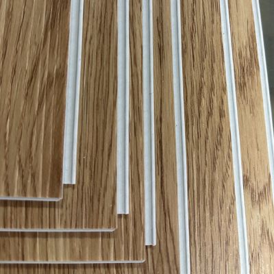 4mm 6.5 Mm Spc Pine Wood Flooring Plank Layered Structure