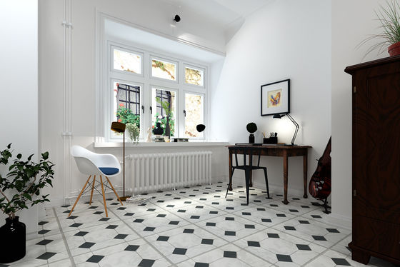 Self Adhesive geometry puzzle PVC Floor Tiles 12inchesx12inches ( 305x305mm)